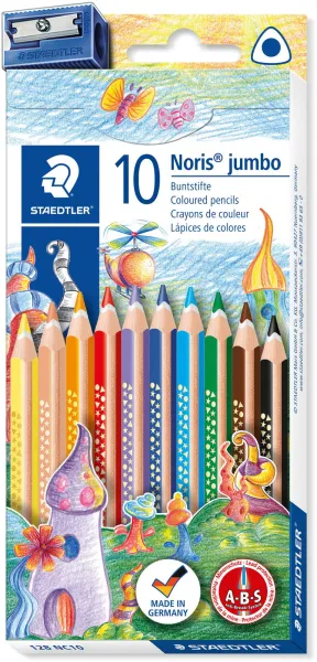 STAEDTLER Noris 128 Jumbo kredki ołówkowe