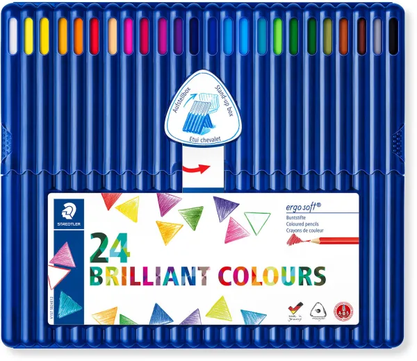 Staedtler Ergosoft 157 kredki ołówkowe 24 szt.